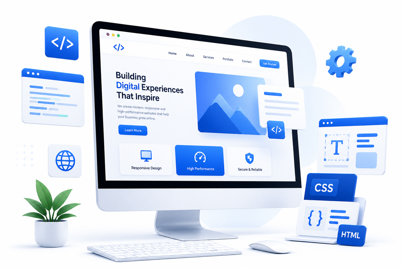 Website Development illustration